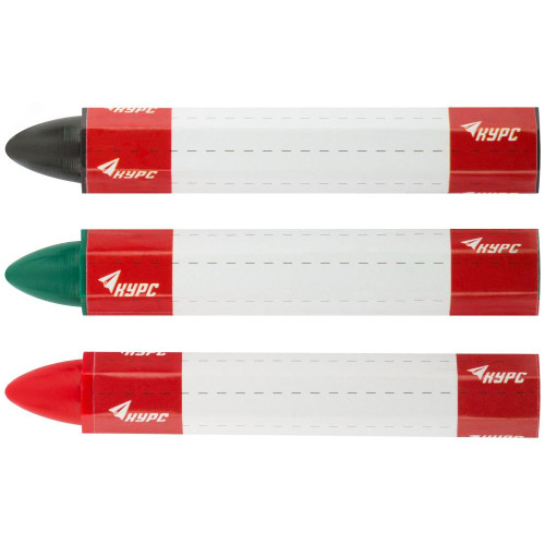 Карандаши восковые КУРС 3 шт (04390)