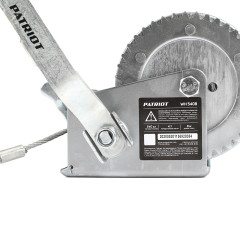 Лебедка барабанная тросовая PATRIOT WH 540B тяга 0,54т, трос 8м