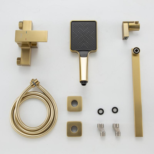 Смеситель для ванны FRAP F2291-3 сатин золотой