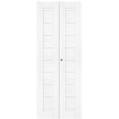 Дверное полотно Браво-21 ДК 80 Snow Melinga, покрытие Эко Шпон (BRAVO)(153-1642)