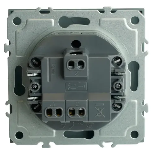 Выключатель 1-кл ЭМИЛИ платиново-серый RSW10-5103-10