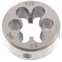 Плашка СИБРТЕХ М20х2,5 мм (77058)