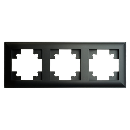 Рамка 3-пост Катрин черный PFR00-7003-05