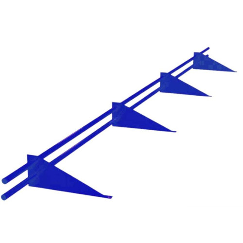 Снегозадержатель трубчатый универсальный Optima 3000 (RAL 5005 Сигнальный Синий)