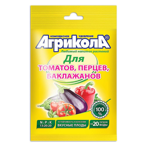 Удобрение Агрикола 3 для томатов и перцев 50 г (194114)