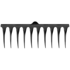 Грабли FINLAND деревянный черенок 10 зубьев (1704-Ч)