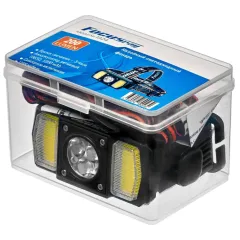 Фонарь налобный FOCUSray 1324 акку 18650 1200мАН,200 люмен,цифровой дисплей,USB кабель.