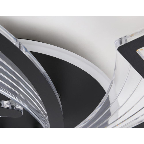 Светильник AMBRELLA FA4478/5 BK 90W(6750lm) 2000K-4000K-6000K d620x75 ПДУ диммер, черный