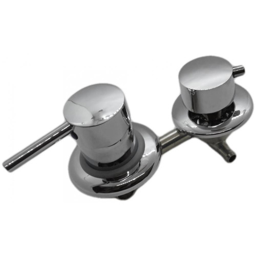 Смеситель для душевой кабины на 3 положения к 1808 (меж осевое 110мм)