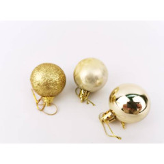 Шары новогодние набор 24шт, ассорти, Арт 59 (8\3270)