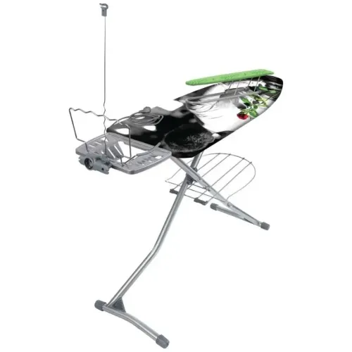 Гладильная доска NIKA GRAND (европодст. д/утюга, рукав, улд. 2,2м, розетка, полка) 1220х420мм (185968)