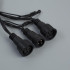 Гирлянда Нить 10м темная нить 100LED свечение теплое белое IP44 (3584087)