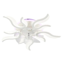 Светильник Люмис 9508/5CV WH 80W+20W LED RGB 3000-6000K d660 h80 ПДУ диммер, белый