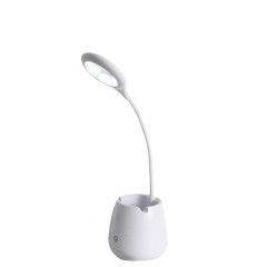 Лампа настольная Люмис S530 LED с MP3 АКБ диммер, белый