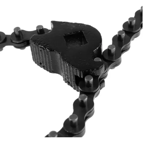 Съемник масляного фильтра ТУНДРА, цепной, под вороток, 1/2, до 130мм (9281885)