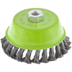 Щетка для УШМ СИБРТЕХ чашка, витая 125 мм (746277)