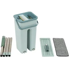 Швабра РЫЖИЙ КОТ CLEAN HANDS ведро с отжимом, швабра, насадки 310459 (227408)