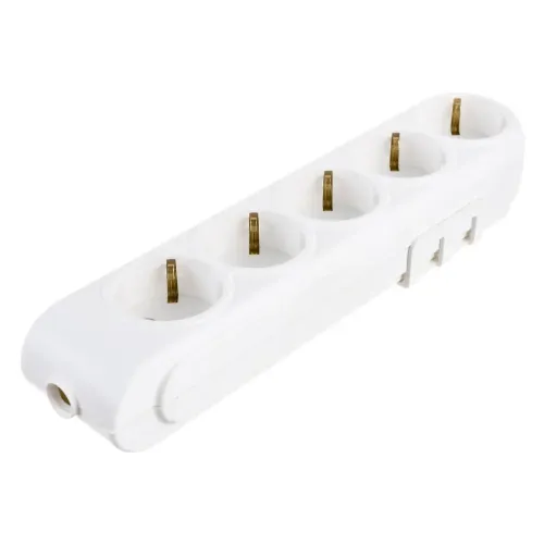 Колодка 5-пост. 2Р+E белая защ.шторки 16А MAKEL N5210000