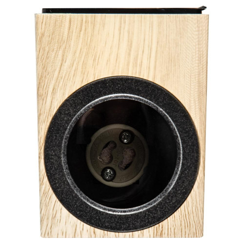 Светильник Uniel UUL-P42A IP65 PINE 2xGU10 2х6W 68x150x92 сосна