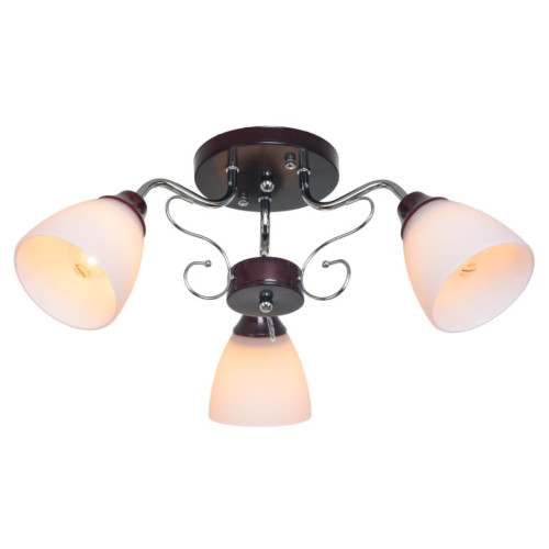 Светильник ЭкономСвет 50640/3CR+BR WT