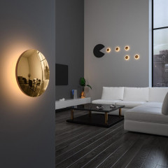 Светильник настенный ES 1126 Mini Disc LED золото