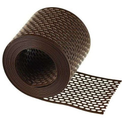 Лента вентиляционная ПВХ коричневая 100*5000
