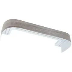 Карниз Ле-Гранд Галант 7см 2,4м (2ряд) дуб оксфорд с поворотами (5)