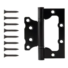 Петля накладная Code Deco 100*75*2,5-В2-BLM мат.ченый (00-00017641)