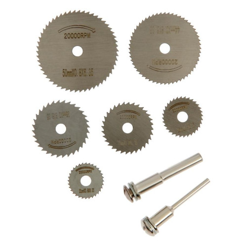 Насадка для гравера ТУНДРА (6 насадок и адаптеры, 3,2/6 мм (9317152)