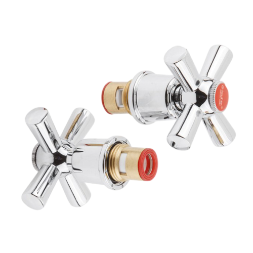 Ручка для смесителя с кран-буксой G-LAUF XOT-722, 180° (2шт)