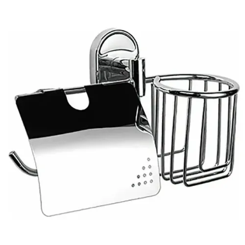 Держатель для туалетной бумаги с крышкой HAIBA НВ1903 (797856)