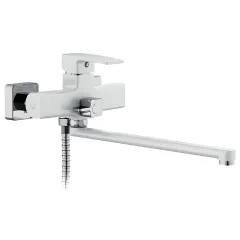 Смеситель для ванны FRUD R22153, белый/хром