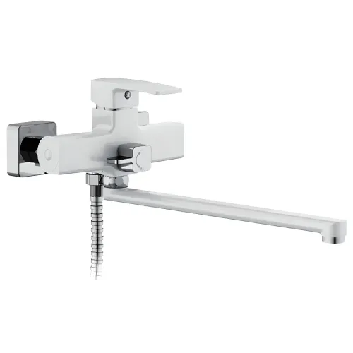 Смеситель для ванны FRUD R22153, белый/хром