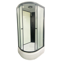 Душевая кабина ДАНА 100х80х215см сред. поддон, левая 028 L (3 кор.)
