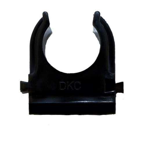 Клипса ф 25мм ДКС черная