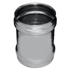 Дымоход адаптер ММ 0,8мм Ф150 нержавеющая сталь (Феррум)