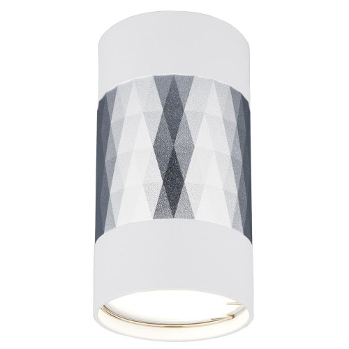 Светильник накладной ES DLN110 GU10 белый/серебро