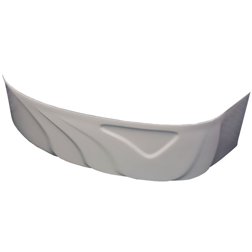 Ванна акриловая BELLSAN Дарина 165х110х62см левая на раме, экран, сифон (*30)