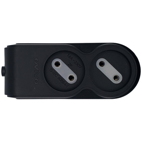 Колодка 2-пост 2P OVIVO черная 700-080000-102