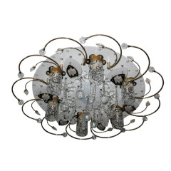 Светильник ЭкономСвет 70014/6WT WT+BK RC WTLED