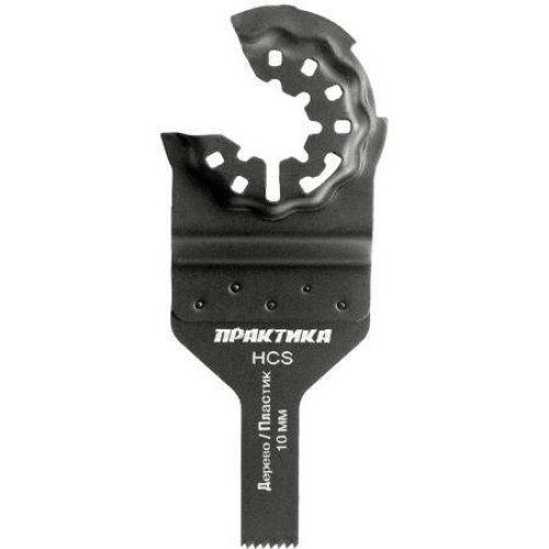 Насадка для резака ПРАКТИКА (240-058) 10мм, режущая пазовая прямая HCS по дереву мелкий зуб