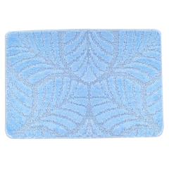 Коврик для ванной 400x600мм АКТИВ голубой