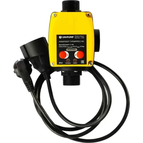 Блок автоматики UNIPUMP ТУРБИПРЕСС М2 с вилкой и розеткой