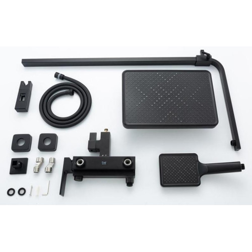 Душевая стойка FRAP F2491-6 чёрная