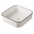Умывальник накладной EVA GOLD A423CBLG квадратный, без перелива 38,5х38,5х14см