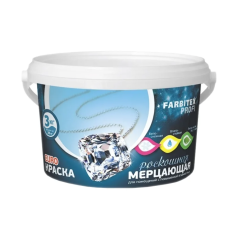 Краска в/д FARBITEX PROFI акрил. Влагостойкая Мерцающая 3кг