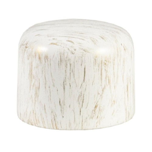 Карниз Ле-Гранд кованный Заглушка на трубу 16D белое золото (пара)