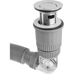 Сифон для умывальника AV Engineering с выпуском roll-over (AVE129765)