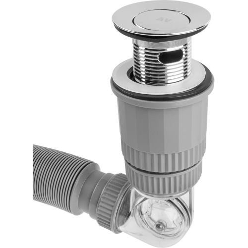 Сифон для умывальника AV Engineering с выпуском roll-over (AVE129765)