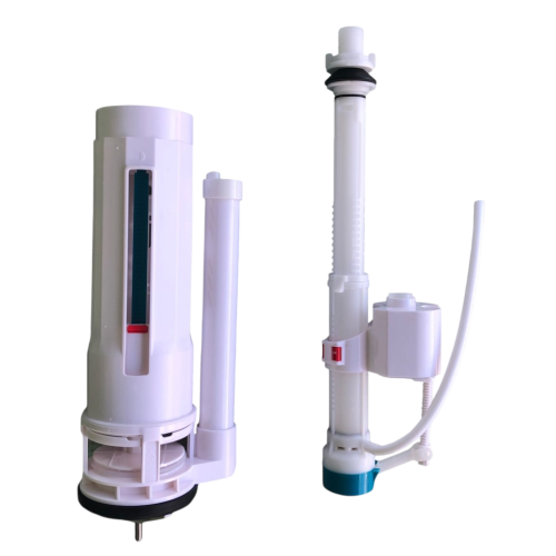 Арматура сантехническая 2х кноп., н/п, SM9609 (h=22 см, d-8 см)